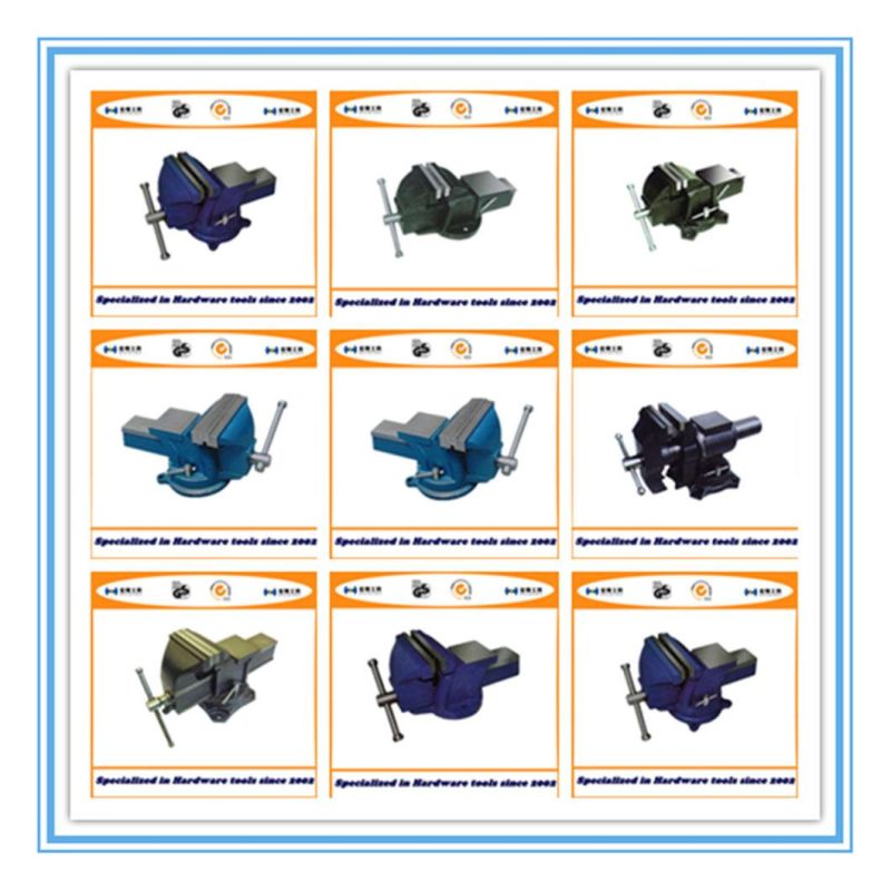 4′′/100mm Heavy Duty French Type Bench Vise Fixed with Anvil