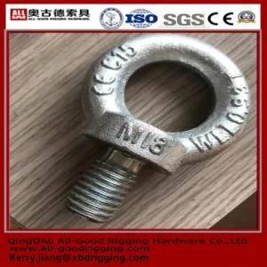 White Zinc Plated Steel Forged Lifting DIN580 Eye Bolt &amp; Eye Screw