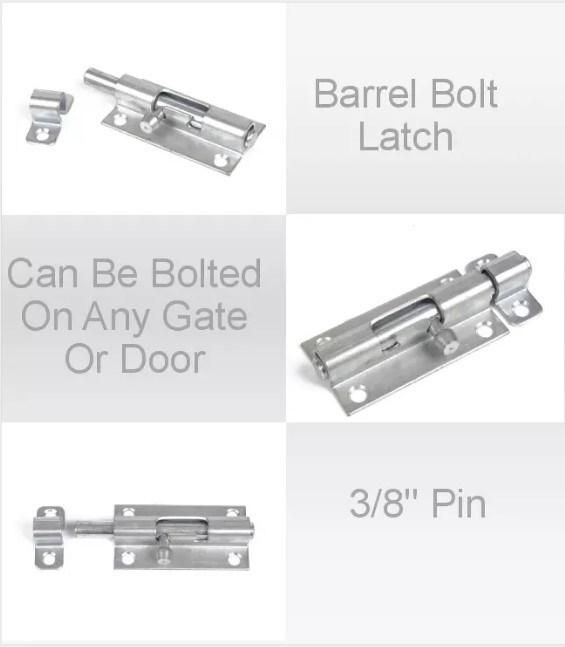 RF Hot Sale Zinc Coated Lockable Barrel Door Latch