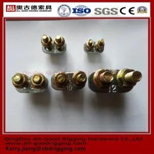 Yellow Zinc DIN 1142 741 Stainless Steel Wire Rope Clip