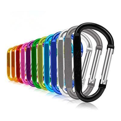 Factory Wholesale Locking Carabiner Climbing Carabiner CE Certified D Shape Aluminum Carabiner