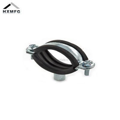 Zinc Plate Full Range Size Clip Rubber Lined Steel Clamp