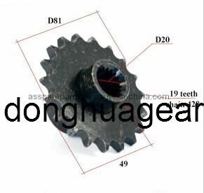 150cc ATV 19 Teeth Front Sprocket for 428 Chain (EGO50)