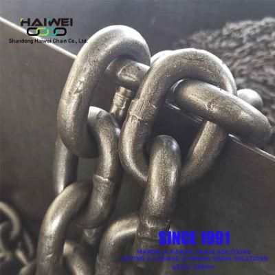 G80 High Strength Black Steel Chain for Heavy Equipment