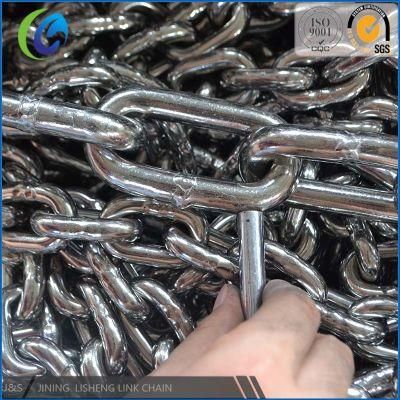 DIN 763/DIN 764/DIN 766 Welded Stainless Steel Self Colored S. S Long Link Chain