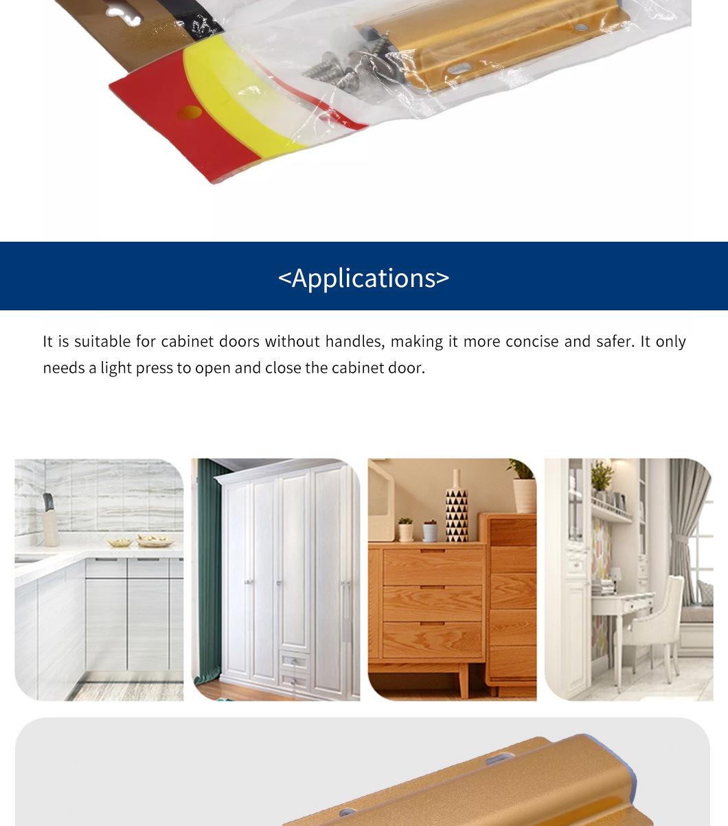 Furniture Buffer System Pushes Cabinet Rebound