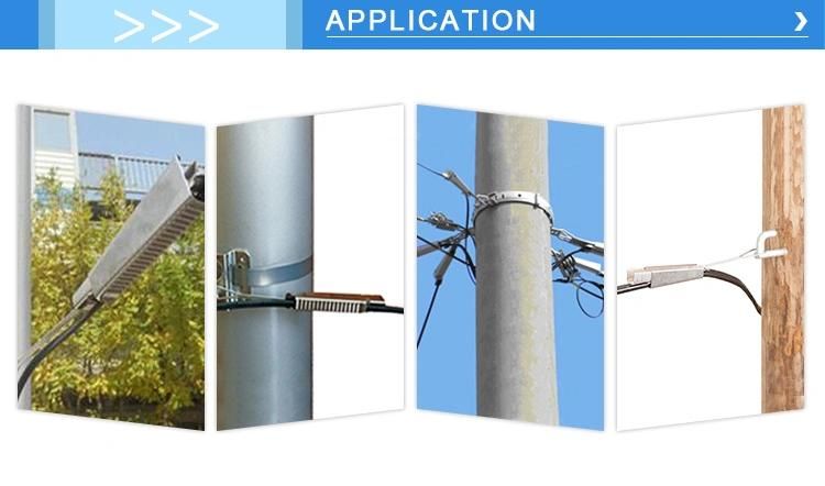 Stainless Steel Drop Wire Clamps with Plastic Shim