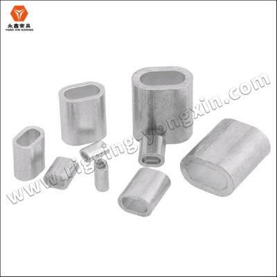 Wire Rope Aluminum Sleeves Clip Fittings Cable Crimps Stainless Steel Thimble Combo