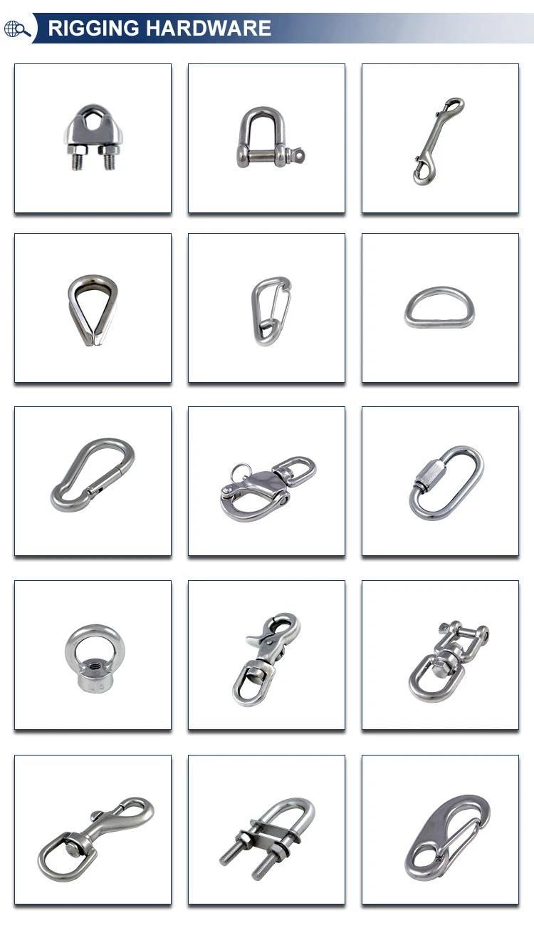 Stainless Steel Duplex Wire Rope Clamp