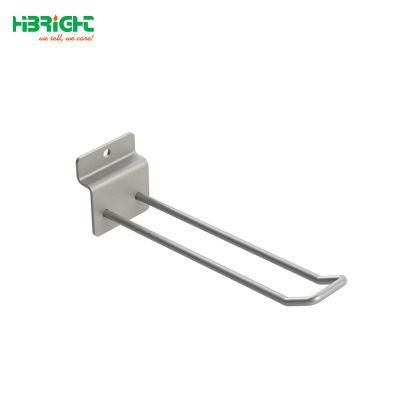 Angled Tip Metal Slatwall Hook