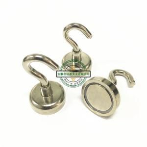 Magnetic Hook, D25mm Cup Shaped Magnet with Hook