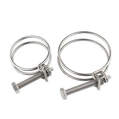 Auto Spare Parts Stainless Steel 304 Double Strip Clamp