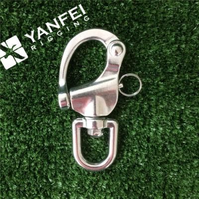 Stainless Steel Snap Shackle with Swivel Eye