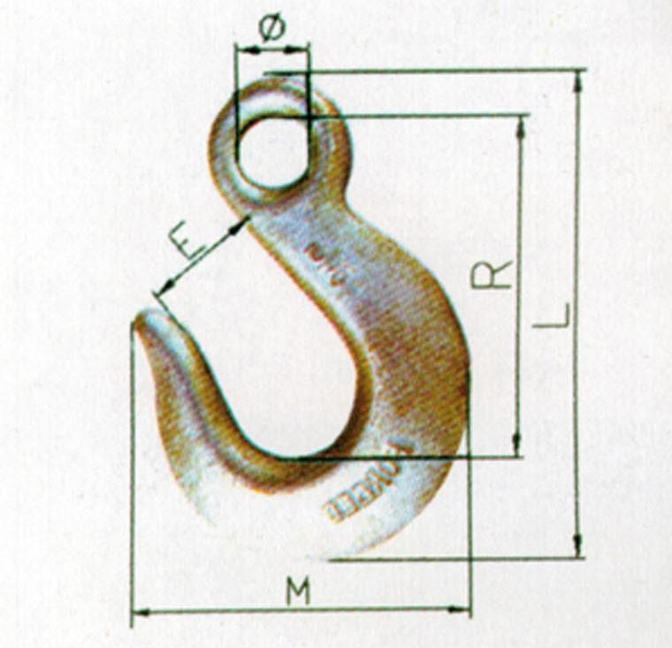 U. S. Hook Type Eye Hook with Superior Quality
