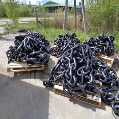 China Manufacturer Black Painted U2 U3 Stud Link Anchor Chain