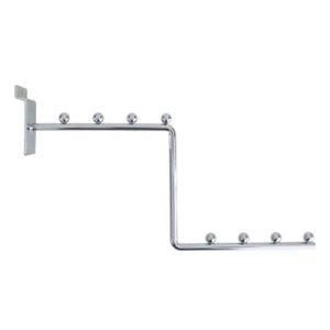 Wholesale Hight Quality Ladder Like Chrome Slatwall Hanger Hook