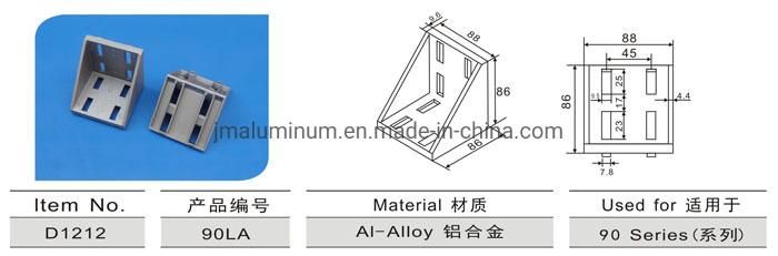 Aluminium Alloy Bracket 90 Series, Dia-Cast Aluminu, Angle Brackt