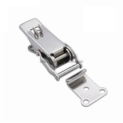 Steel Color Zinc Plated Draw Latch with Key Hole for Tool Box /Pad Lock or Lead Seal Available