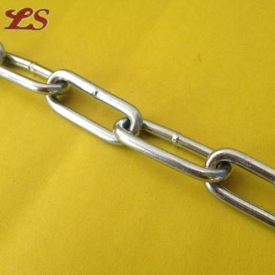 Good Quality Carbon Steel Galvanized Welded DIN5685c Long Link Chain
