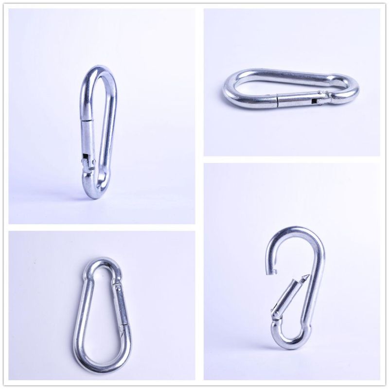 High Quality DIN5299 Carabiner Zinc Plated Spring Snap Hook