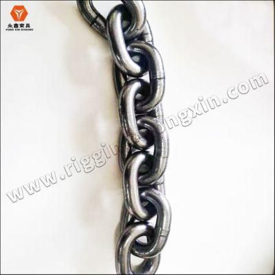 G80 Blacken Lifting Hoist Chain Alloy Welded Chain Sling 6mm