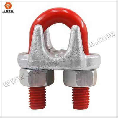 Red Color HDG Us Type Wire Rope Clips for Lifting