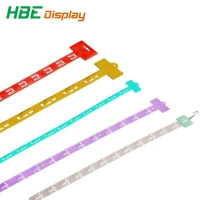 Hanging White Plastic Display Clip Strip for Daily Used Products