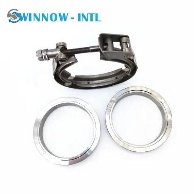V Clamp with Flange for Intercooler Pipe and Downpipe Turbo Truck Pipe
