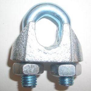 China Manufacturer Rigging Galv Malleable DIN 741 Cable Clamp