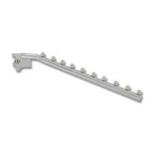 Metal Chrome Display Hook for Slotted Channel