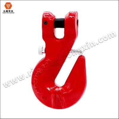 Yongxin Rigging G80 Alloy Steel Clevis Grab Hook with Wings for Lifting