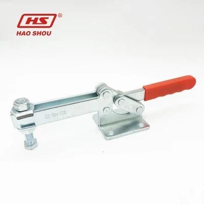 HS-204-GBL #45 Steel Zinc-Plated Long Bar Horizontal Hold Down Toggle Clamp for Hand Tool