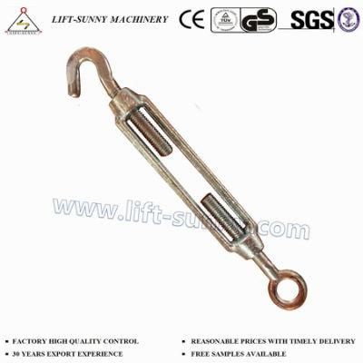 Hook Eye Commercial Type Malleable Cast Iron Wire Rope Turnbuckle