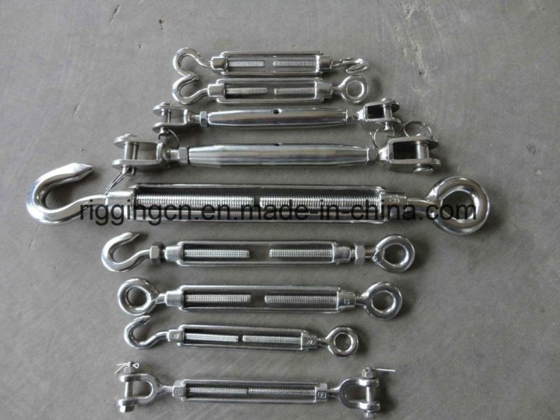 Euro Type Turnbuckle with Eye-Eye in Stainless Steel