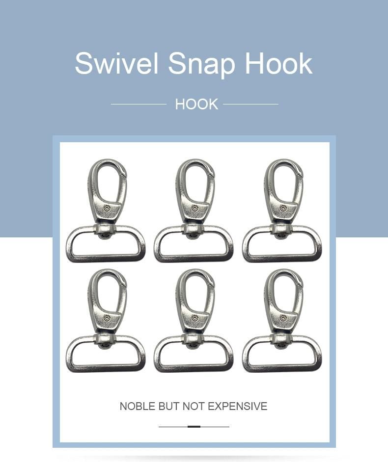 32mm Wide End Ring Dog Snap Hook Bag Hardware Snap Hook for Bags