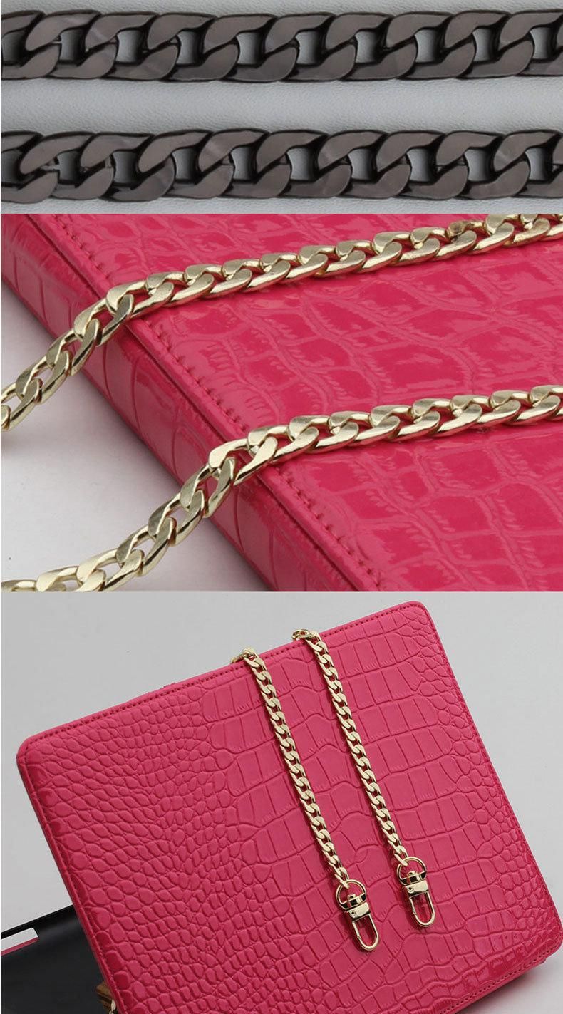 Wholesale Shoulder Bag Chain Accessories Custom Chain for Bag Purse OEM ODM Metal Chain Strap for Handbag