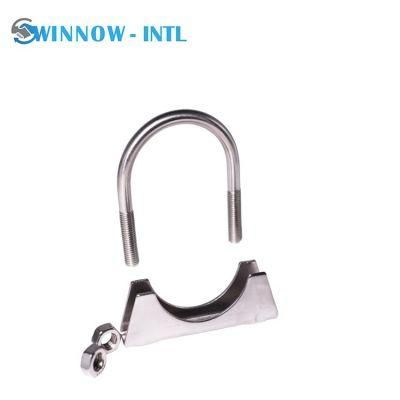 Stainless Steel U Type Bolt and Nut Hose Clamp with Strong Connector