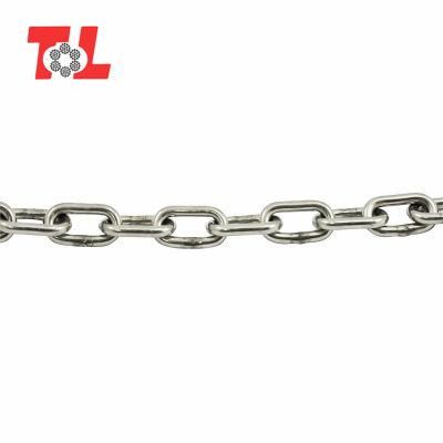 DIN763 Stainless Steel Long Link Chain, Factory Price