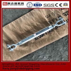 Carbon Steel Drop Forged Galvanized Us Type Wire Rope Turnbuckle Rigging