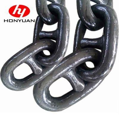 U2 U3 Black Painted Studlink &amp; Studless Marine Ship Anchor Chain