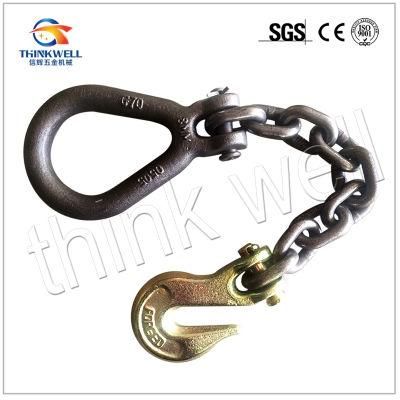 Galvanized Steel Chain Assembly with Pear Ring