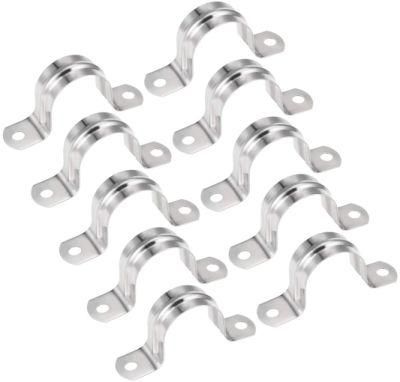 U Shaped Conduit Clamp Saddle Strap Tube Pipe Clip Stainless Steel M25 5PCS