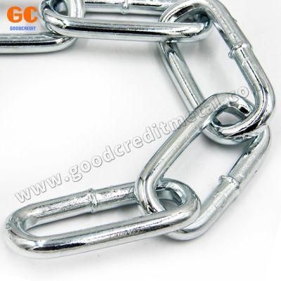 DIN763 DIN766 Long Link Chain, Galvanized Short Link Chain