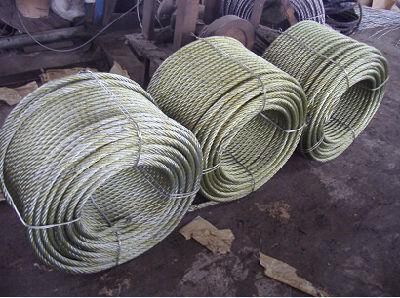 Galvanized Cable 6X19 Used in Lifting Euipment