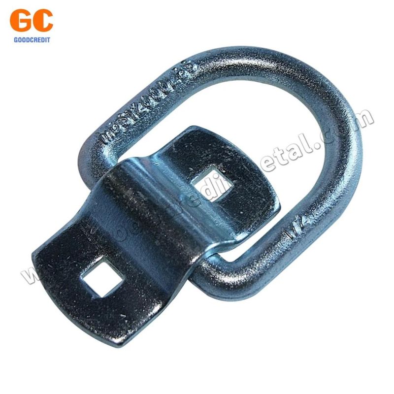 Heavy Duty Forged D Ring with Welded Clip