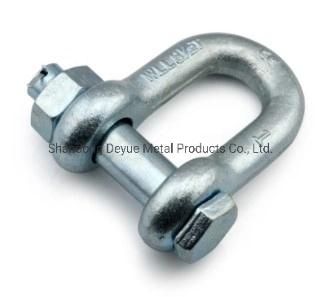 Rigging Hardware European Type Large Dee Shackles with Screw Collar Pin