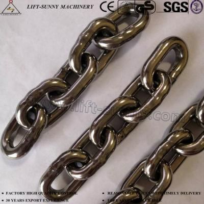 6mm 316 Stainless Steel Link Chain DIN766 Short Link Chain