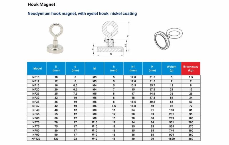 NdFeB Neodymium Magnet Pot Hook