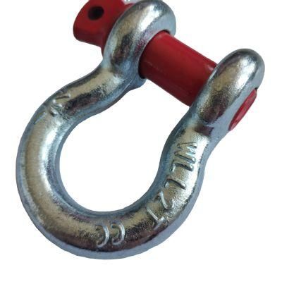 China Factory Carbon Steel Bow Shackle for Lifting