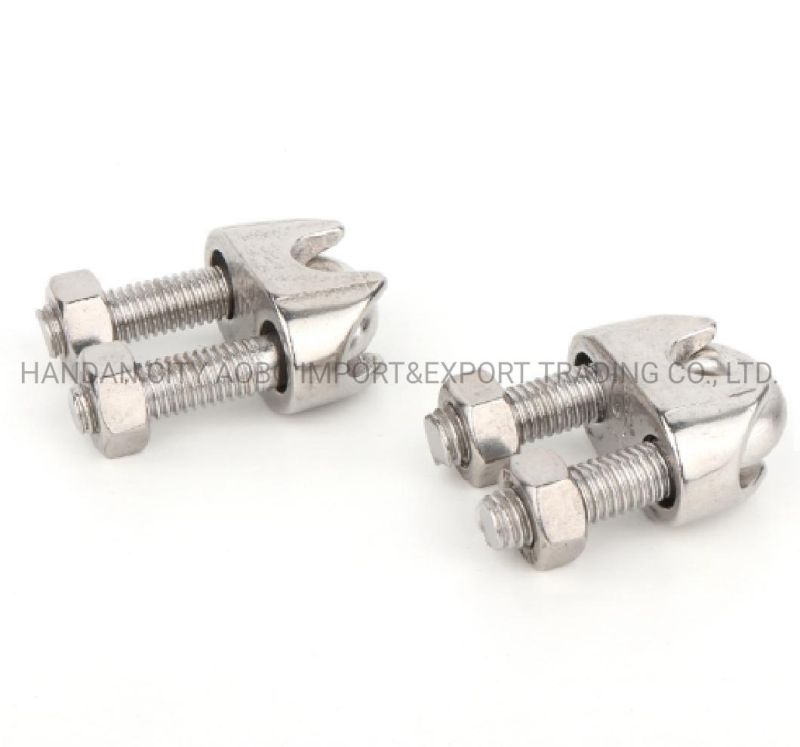 Electric Cable Connector Clamp Stainless Steel Wire Rope Clip Factory